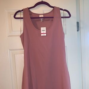 Mauve mini dress